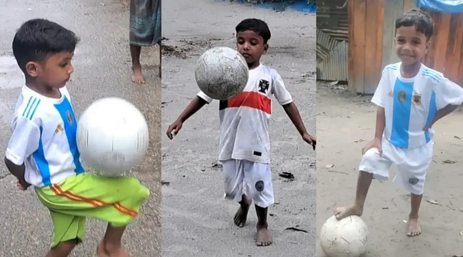 বিকেএসপি স্কলারশিপ পাচ্ছে চাঁদপুরের ‘ক্ষুদে মেসি’ সোহান