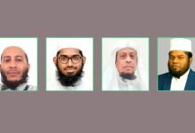 ড. মোহাম্মদ খলিলুর রহমান, ড. আ ফ ম ওয়াহিদুর রহমান, মুবিনুর রহমান ফারুক ও নাজমুস সাকিব। ফাইল ছবি